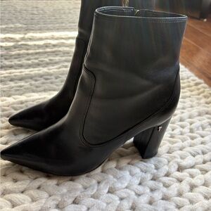 Ted Baker Black Leather High Heel Boots